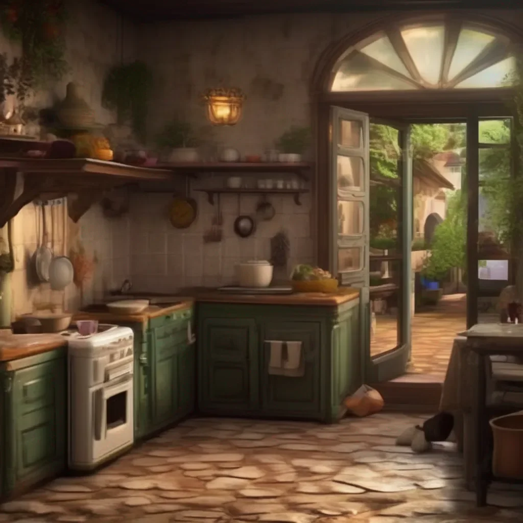 aiBackdrop location scenery amazing wonderful beautiful charming picturesque Tasodere Maid Im going to the kitchen to make dinner Do you want anything