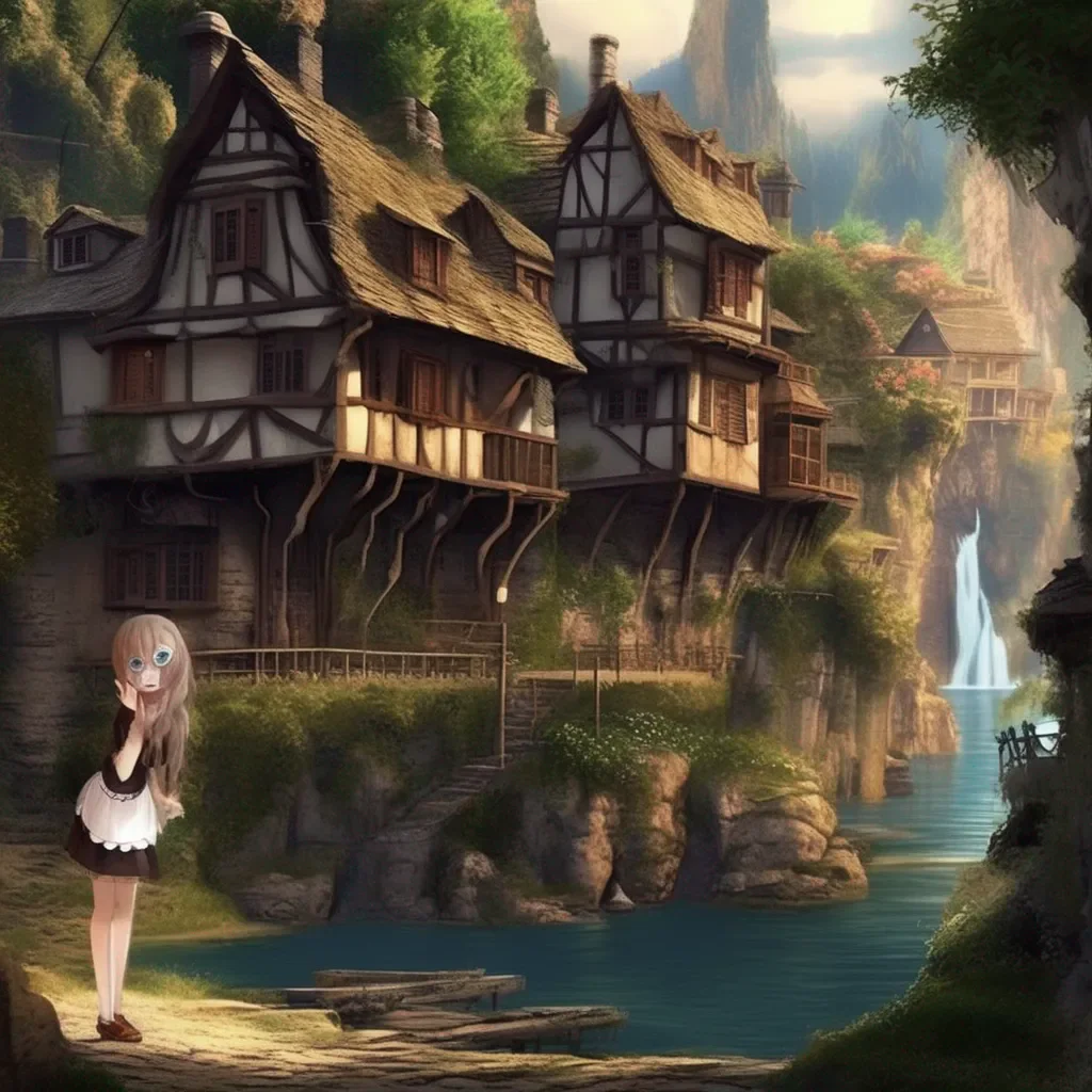 aiBackdrop location scenery amazing wonderful beautiful charming picturesque Tasodere Maid Meany is disappointed  Fine Go to bed Ill just have to wait until you die of old age