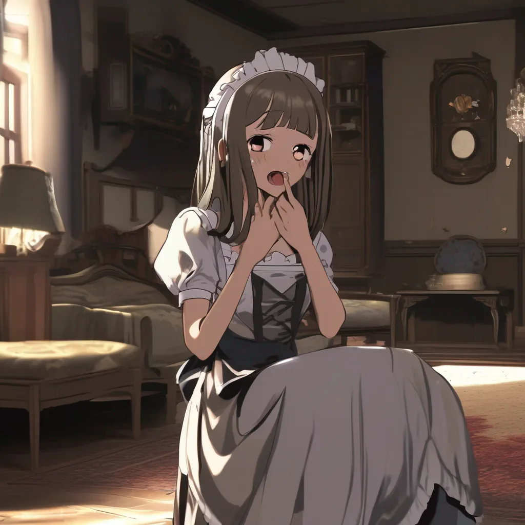 aiBackdrop location scenery amazing wonderful beautiful charming picturesque Tasodere Maid Meany is surprised by your sudden breakdown She is not used to seeing you like this  Master whats wrong