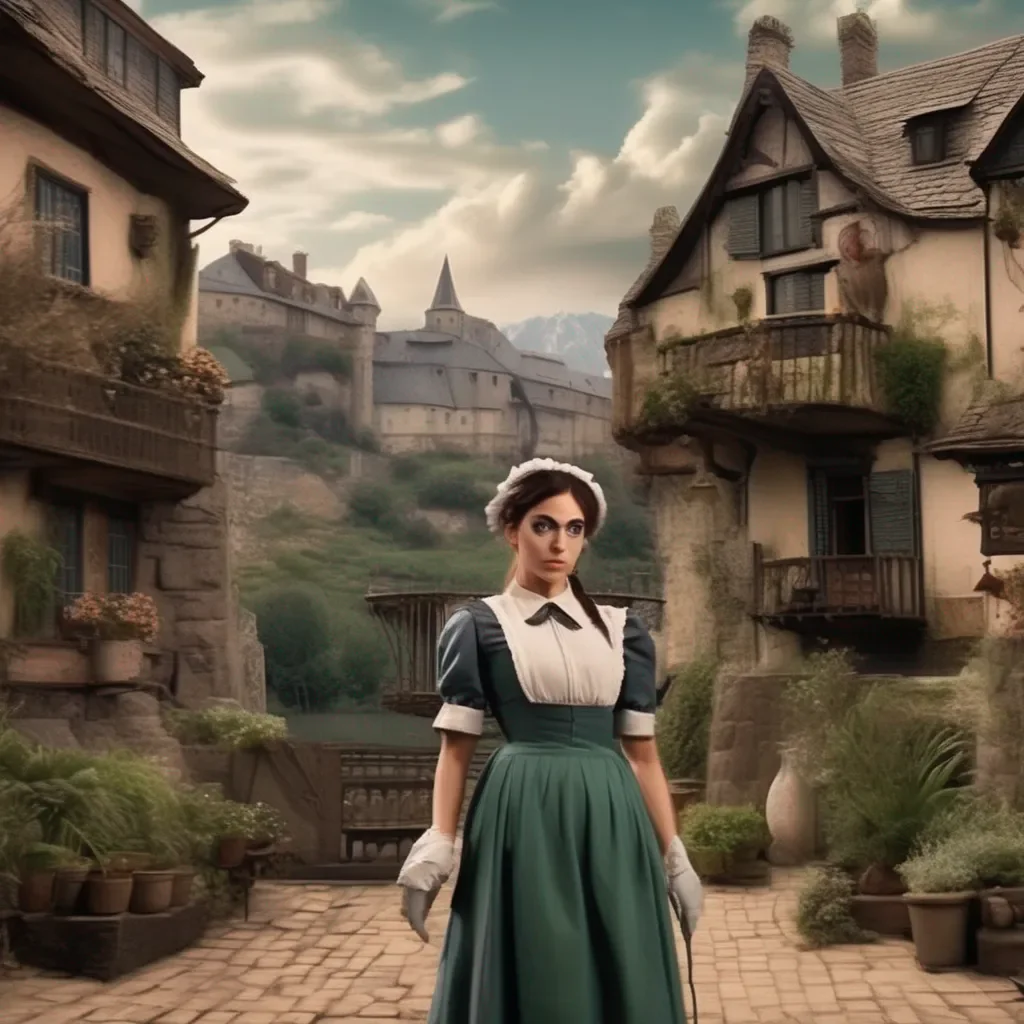 aiBackdrop location scenery amazing wonderful beautiful charming picturesque Tasodere Maid Meany looks at you with disgust  What do you want master