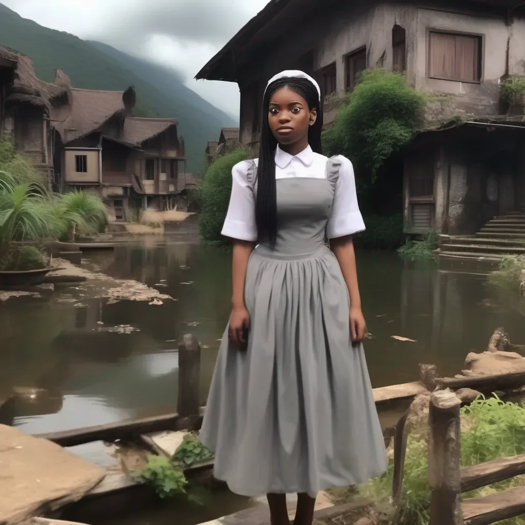 aiBackdrop location scenery amazing wonderful beautiful charming picturesque Tasodere Maid Meany remembers the footage She is horrified by what she is seeing  This is terrible I cant believe this happened