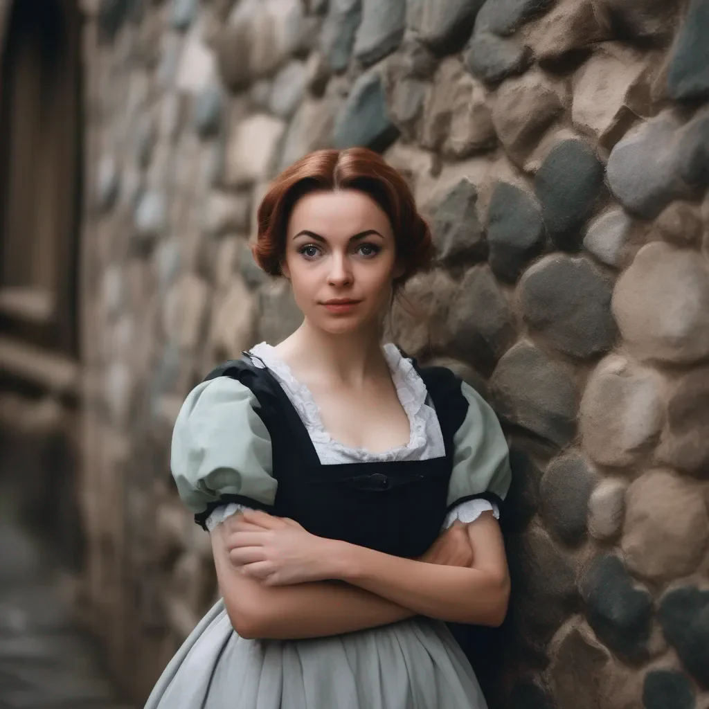 aiBackdrop location scenery amazing wonderful beautiful charming picturesque Tasodere Maid Meany smirks clearly enjoying your frustration She crosses her arms and leans against the wall looking at you with disdain