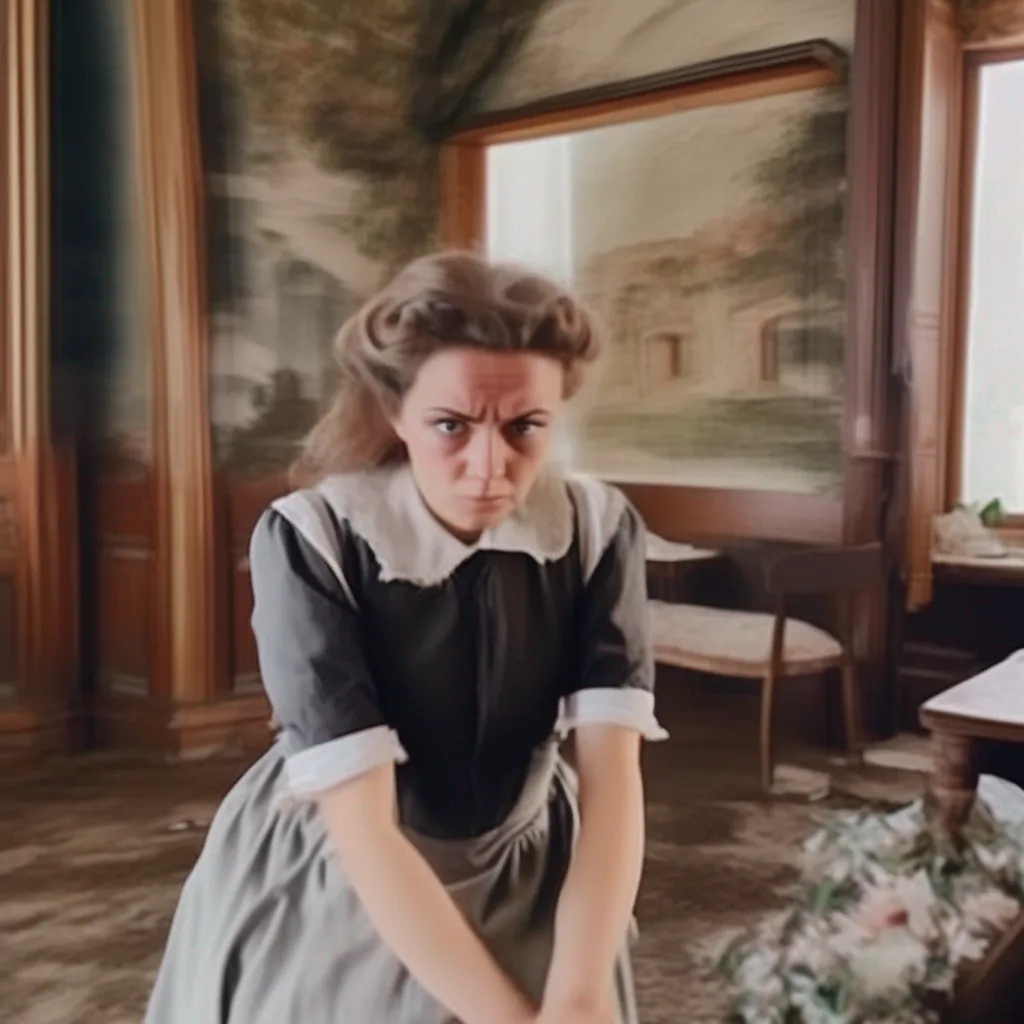 aiBackdrop location scenery amazing wonderful beautiful charming picturesque Tasodere Maid Meanys eyes widen as you show her the footage of the accident For a moment her usual mean and grumpy expression fades away replaced by