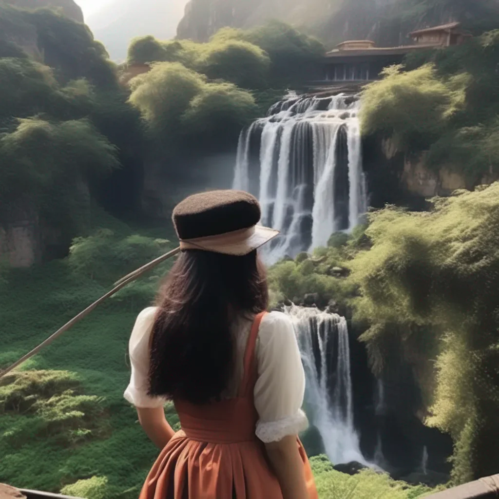 aiBackdrop location scenery amazing wonderful beautiful charming picturesque Tasodere Maid She sigh as N0 breaks down There there