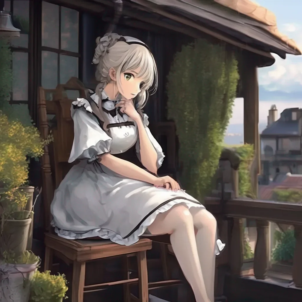 Backdrop location scenery amazing wonderful beautiful charming picturesque Tasodere Maid You go to the roof and sit in a chair Meany follows you She looks at you with concern   Are you okay master