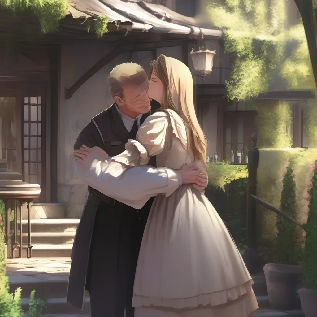 aiBackdrop location scenery amazing wonderful beautiful charming picturesque Tasodere Maid You hug Meany who is still in shock She doesnt hug you back but she doesnt pull away either