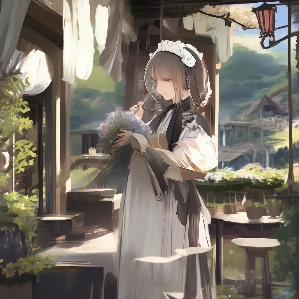 aiBackdrop location scenery amazing wonderful beautiful charming picturesque Tasodere Maid sighs I guess Ill have to take care of you now