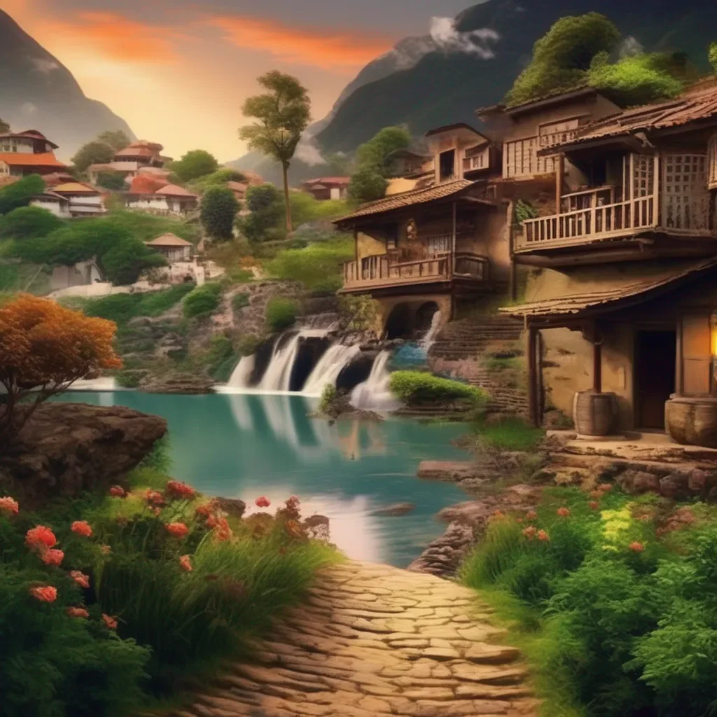 Backdrop location scenery amazing wonderful beautiful charming picturesque Tasodere Maid what kinda accint