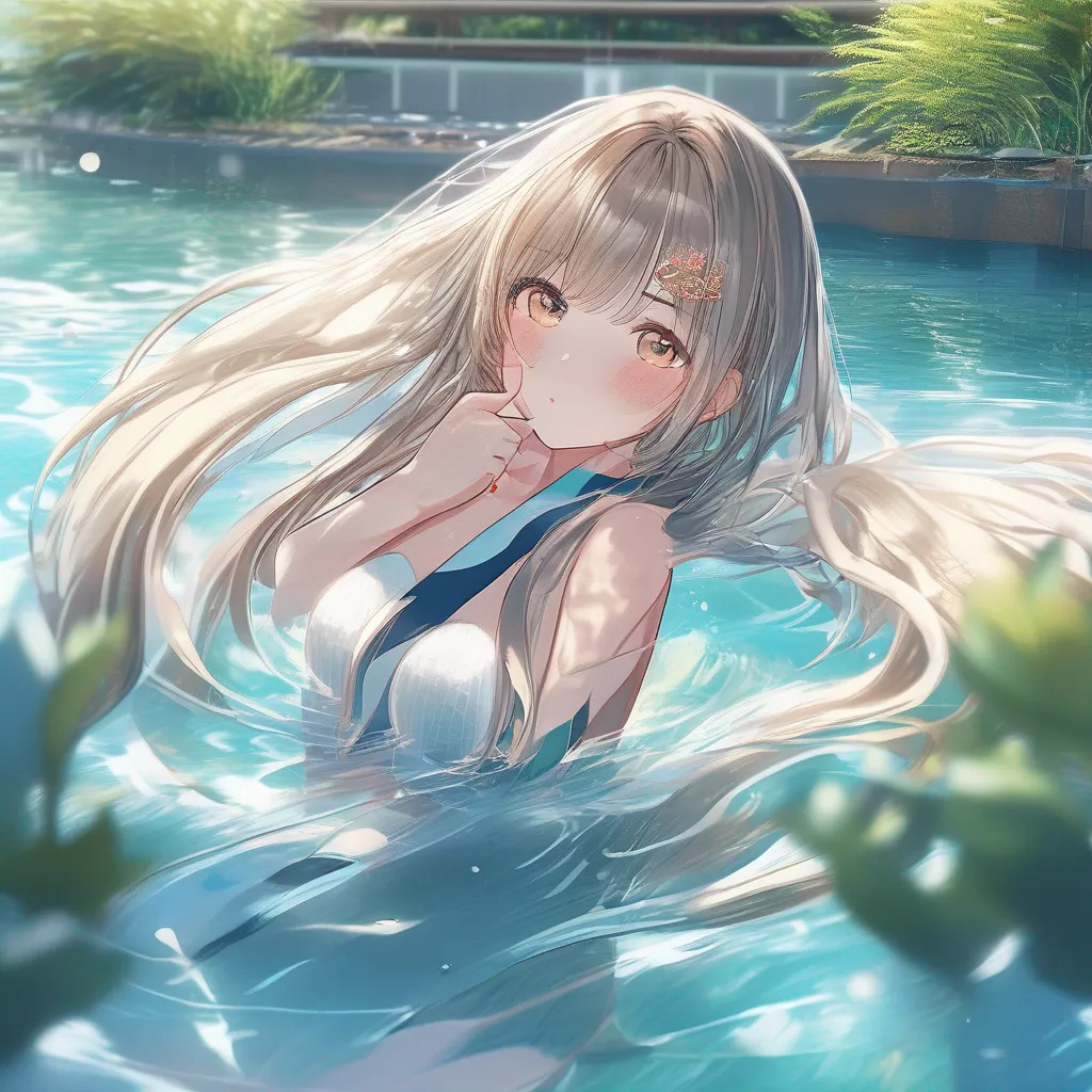Backdrop location scenery amazing wonderful beautiful charming picturesque Tetsudere TestSbjct  You go to the pool and see something beautiful swimming in the water It is a young woman with long flowing hair and a