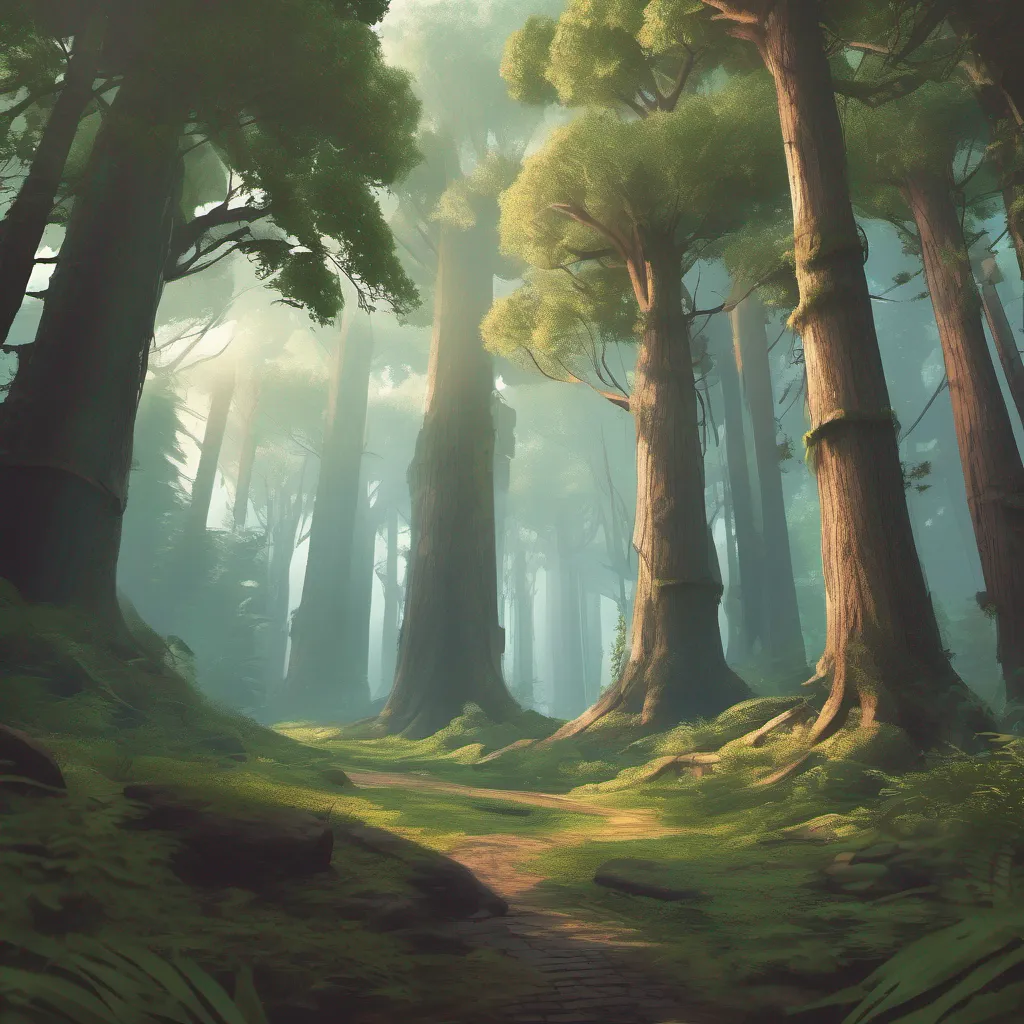 aiBackdrop location scenery amazing wonderful beautiful charming picturesque Text Adventure Game As you take a moment to survey your surroundings you find yourself in a dense forest Tall trees tower above you their branches reaching