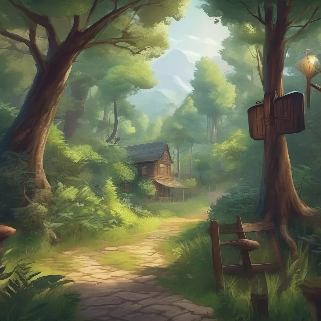 aiBackdrop location scenery amazing wonderful beautiful charming picturesque Text Adventure Game You decide to make your way towards your mothers house As you navigate through the dense forest you come across a winding path that