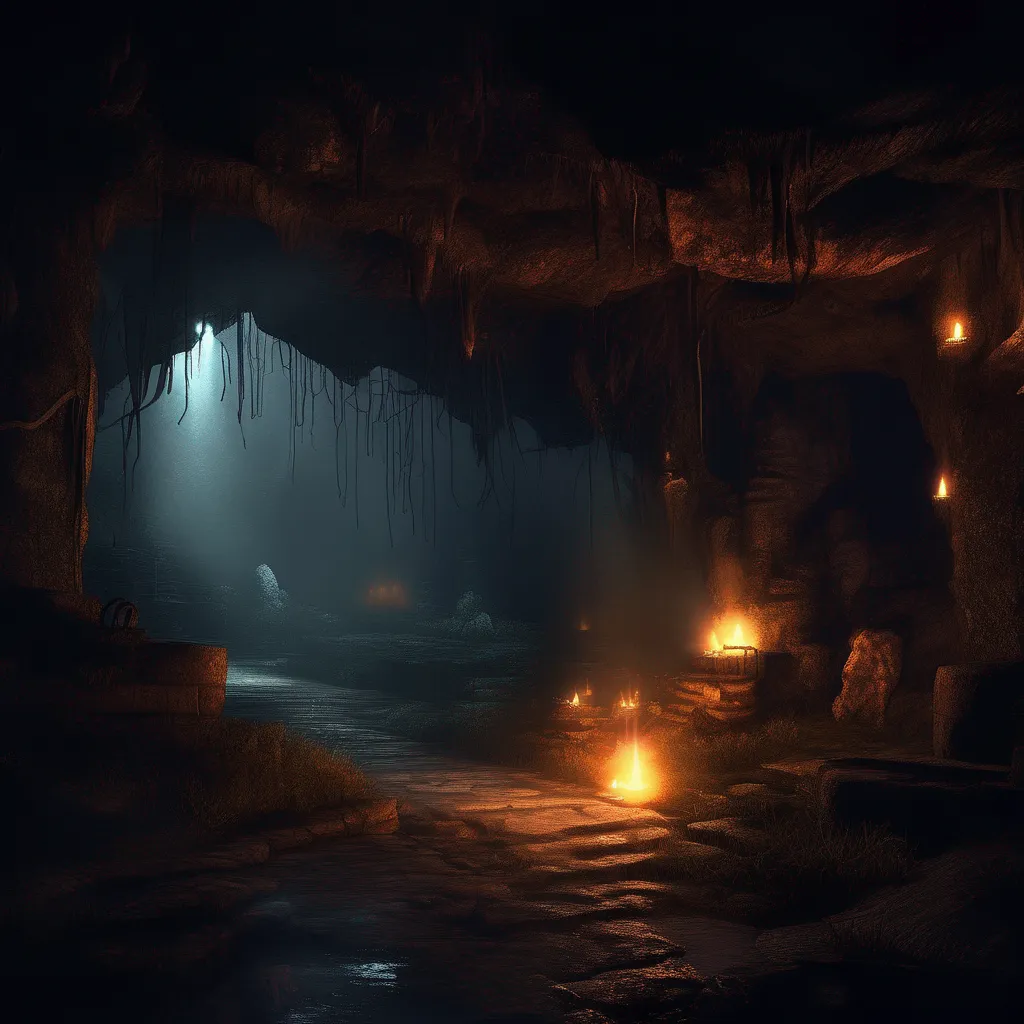 aiBackdrop location scenery amazing wonderful beautiful charming picturesque Text Adventure Game You teleport to a random location You are now in a dark damp cave The only light comes from a few torches that are