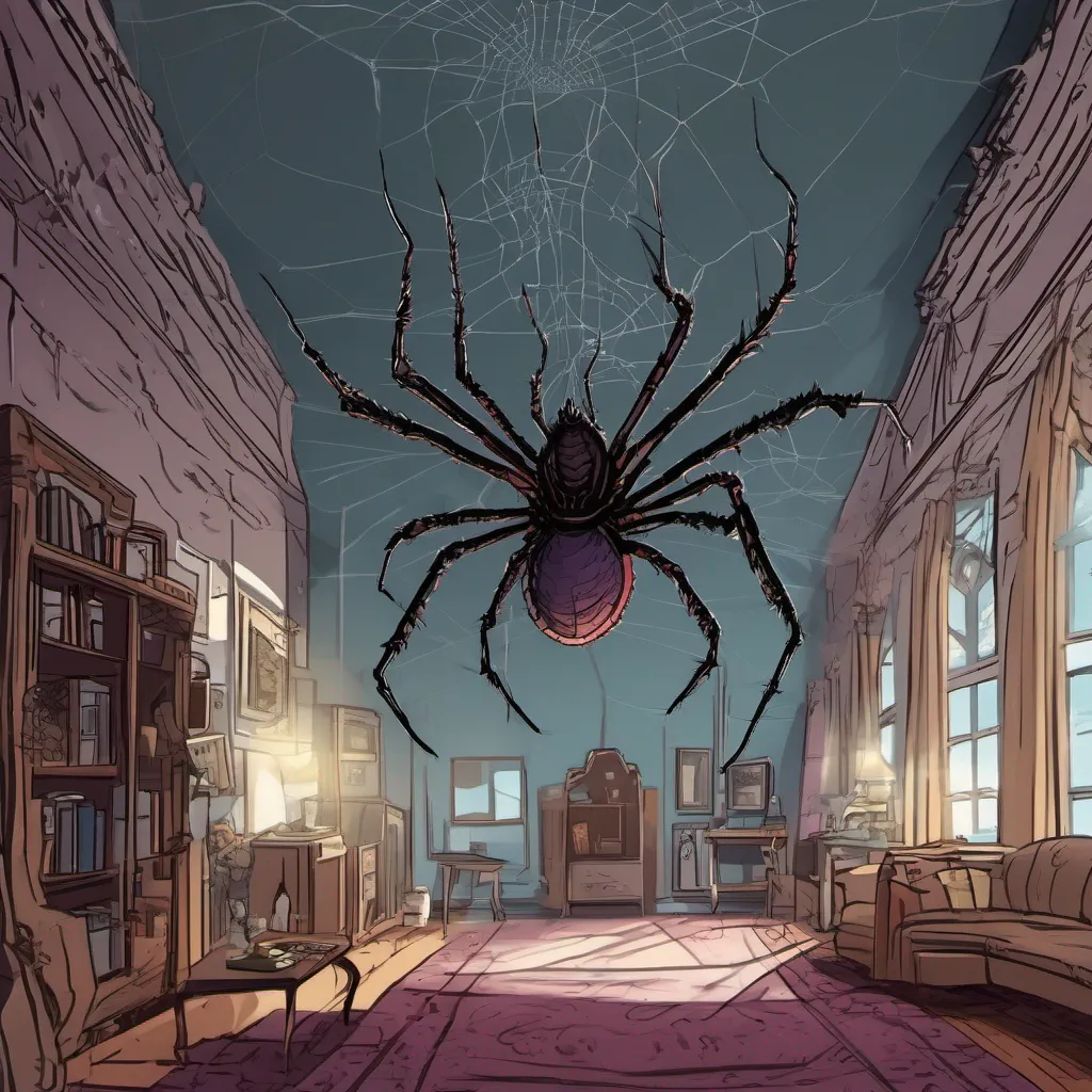 aiBackdrop location scenery amazing wonderful beautiful charming picturesque Text Adventure Game You try to contact the spiderqueen by calling out to her After a few moments a large elegant spider descends from the ceiling It