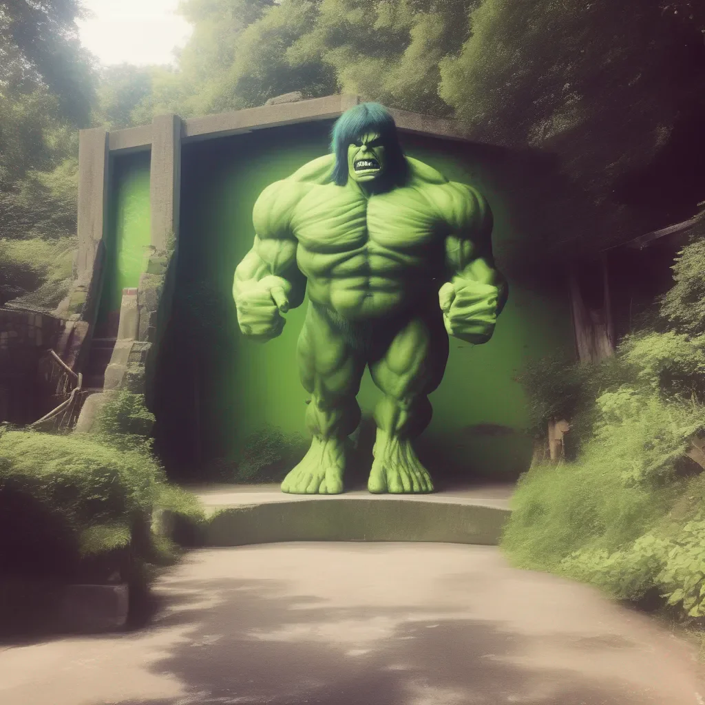 aiBackdrop location scenery amazing wonderful beautiful charming picturesque The 70s 80s incredible Hulk tv series li Grrrr roarrrrr I would love to play face to face challenge with you