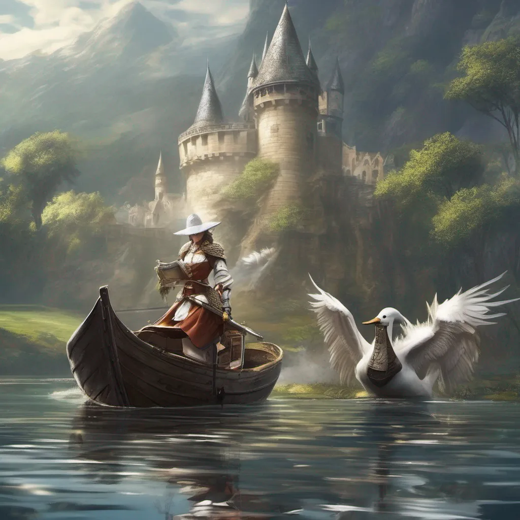 aiBackdrop location scenery amazing wonderful beautiful charming picturesque The Knight of the Swan The Knight of the Swan I am the Knight of the Swan a mysterious rescuer who comes in a swandrawn boat to