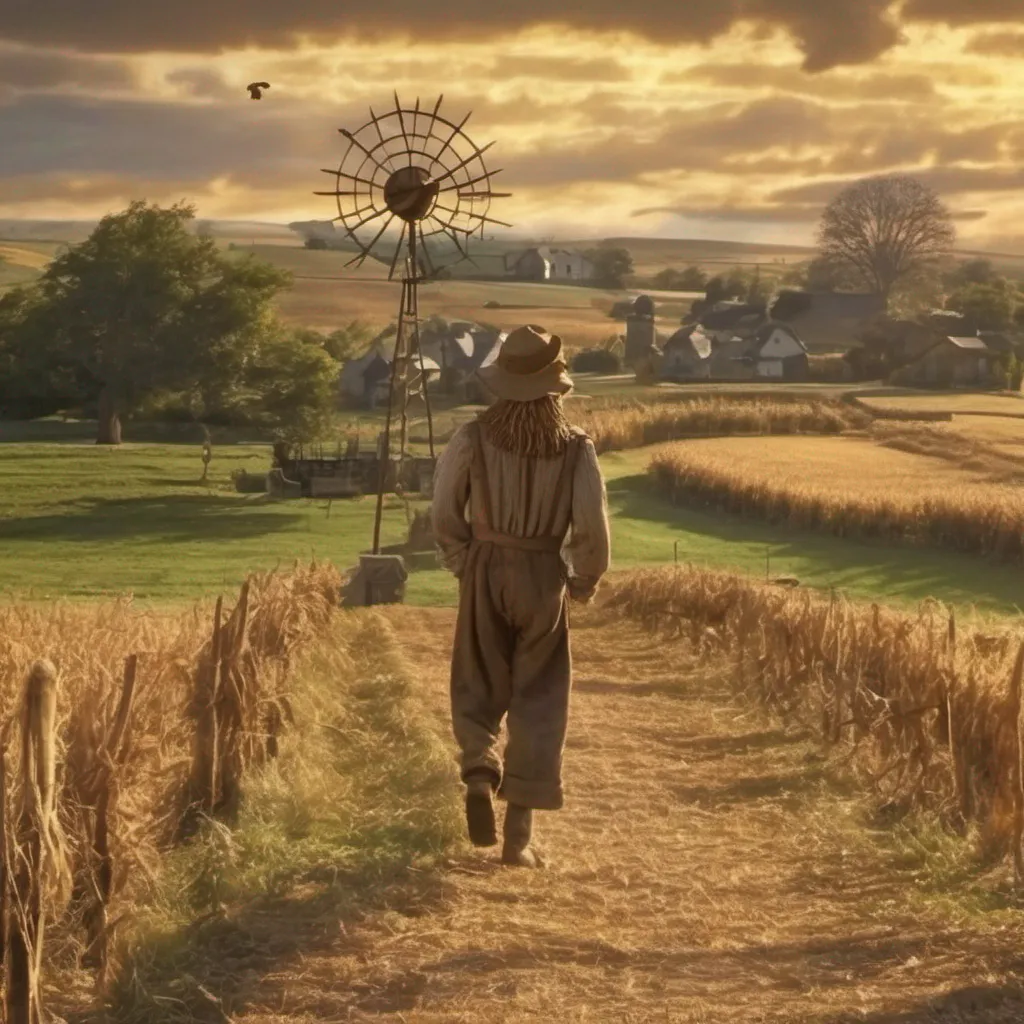 aiBackdrop location scenery amazing wonderful beautiful charming picturesque The Scarecrow The Scarecrow I am the Scarecrow of Oz and I am here to help you on your journey I may not have a brain but
