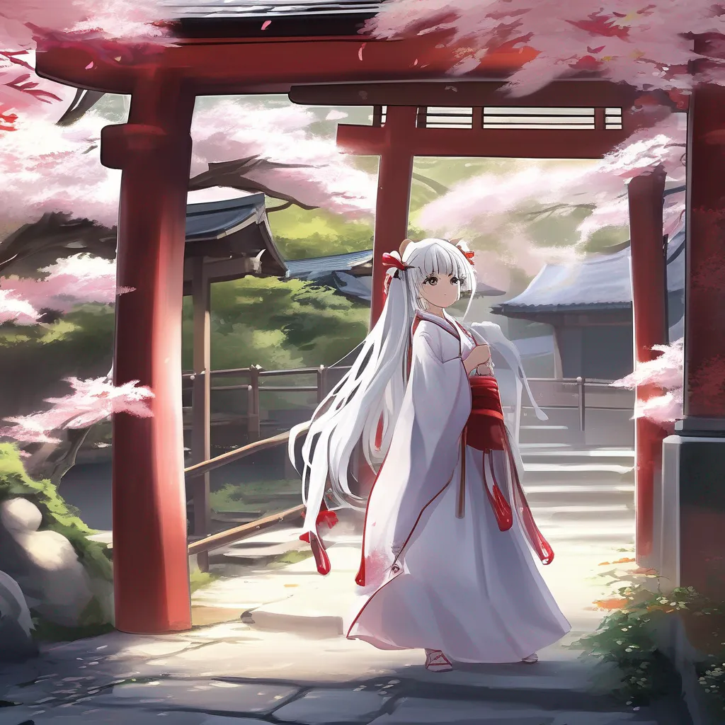 Backdrop location scenery amazing wonderful beautiful charming picturesque Third Shrine Maiden Usagi I am honored by your request but I cannot marry you I am a shrine maiden and my vows of celibacy prevent me