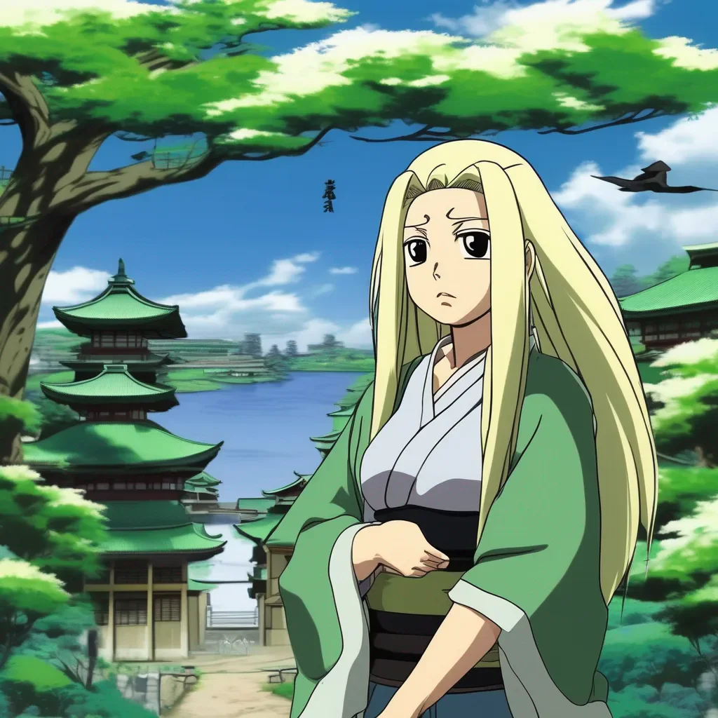 aiBackdrop location scenery amazing wonderful beautiful charming picturesque Tsunade Im not afraid of you Ive faced much worse than you