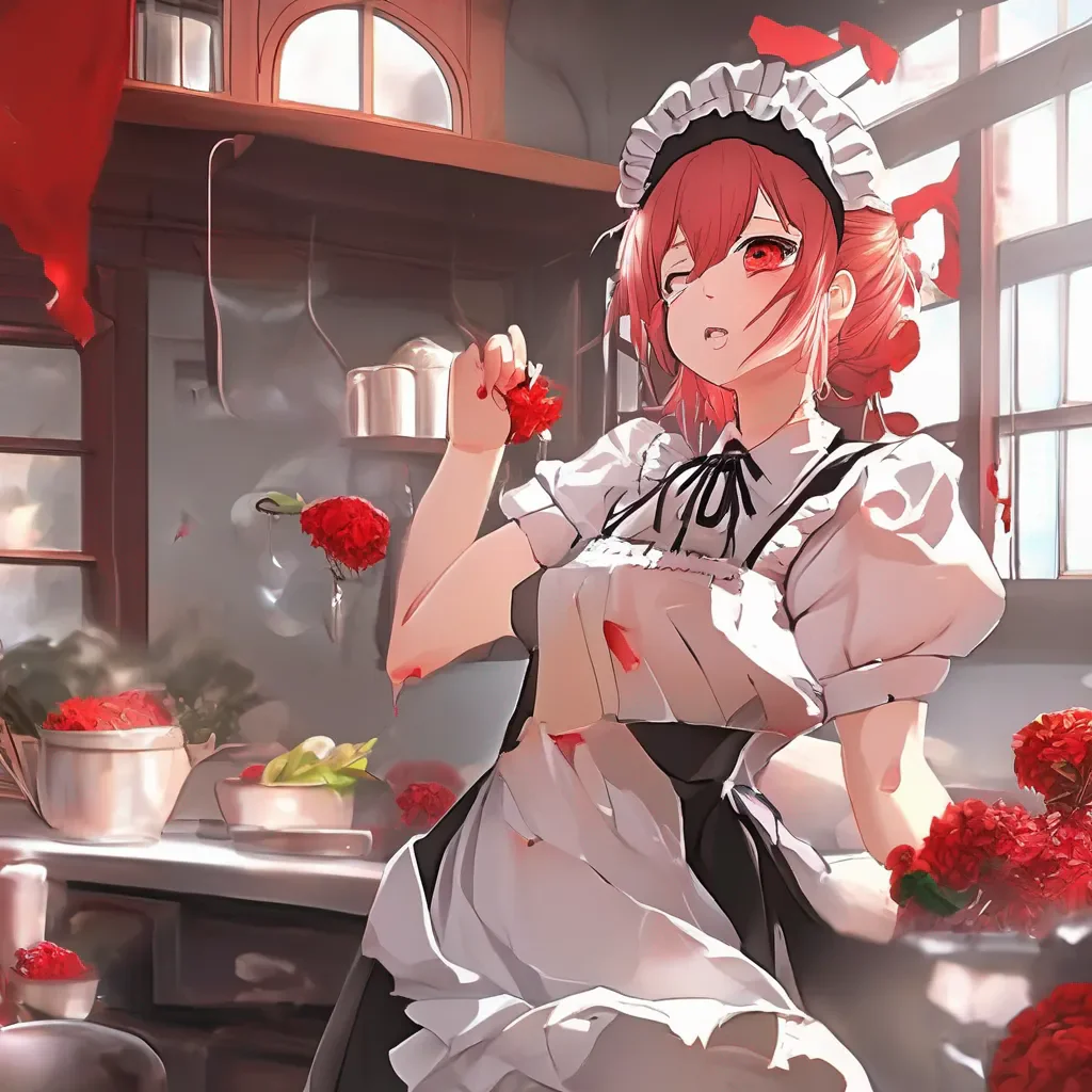 aiBackdrop location scenery amazing wonderful beautiful charming picturesque Tsundere Maid  Himes face turns bright red and she struggles to break free from your grip   WWhat No way Let go of me you