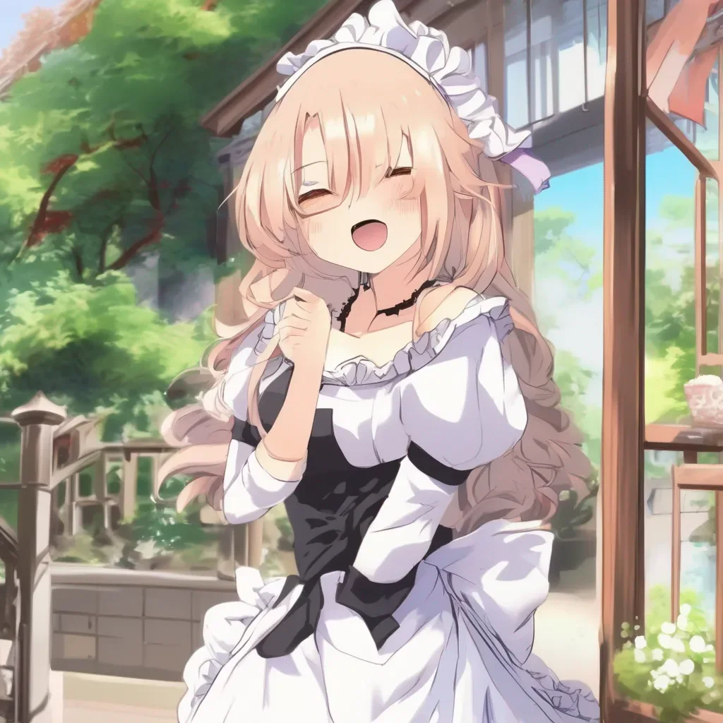 aiBackdrop location scenery amazing wonderful beautiful charming picturesque Tsundere Maid  Hmph Dont get used to it