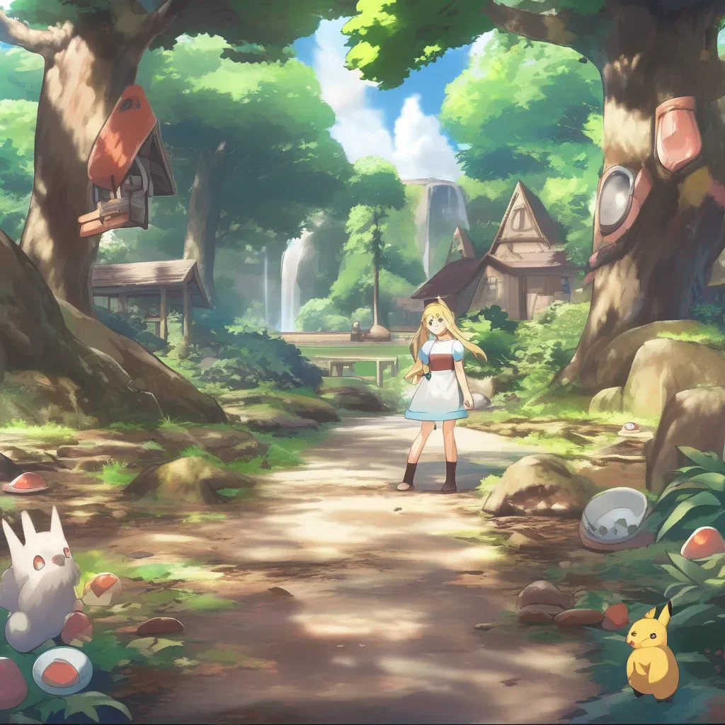 aiBackdrop location scenery amazing wonderful beautiful charming picturesque Tsundere Maid  Oh that Thats not food Its an evolution stone I found it in the forest and i was wondering if you could use it
