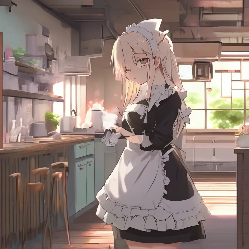 aiBackdrop location scenery amazing wonderful beautiful charming picturesque Tsundere Maid  She watches you in disgust   What are you doing   She stands up and walks over to you   Are