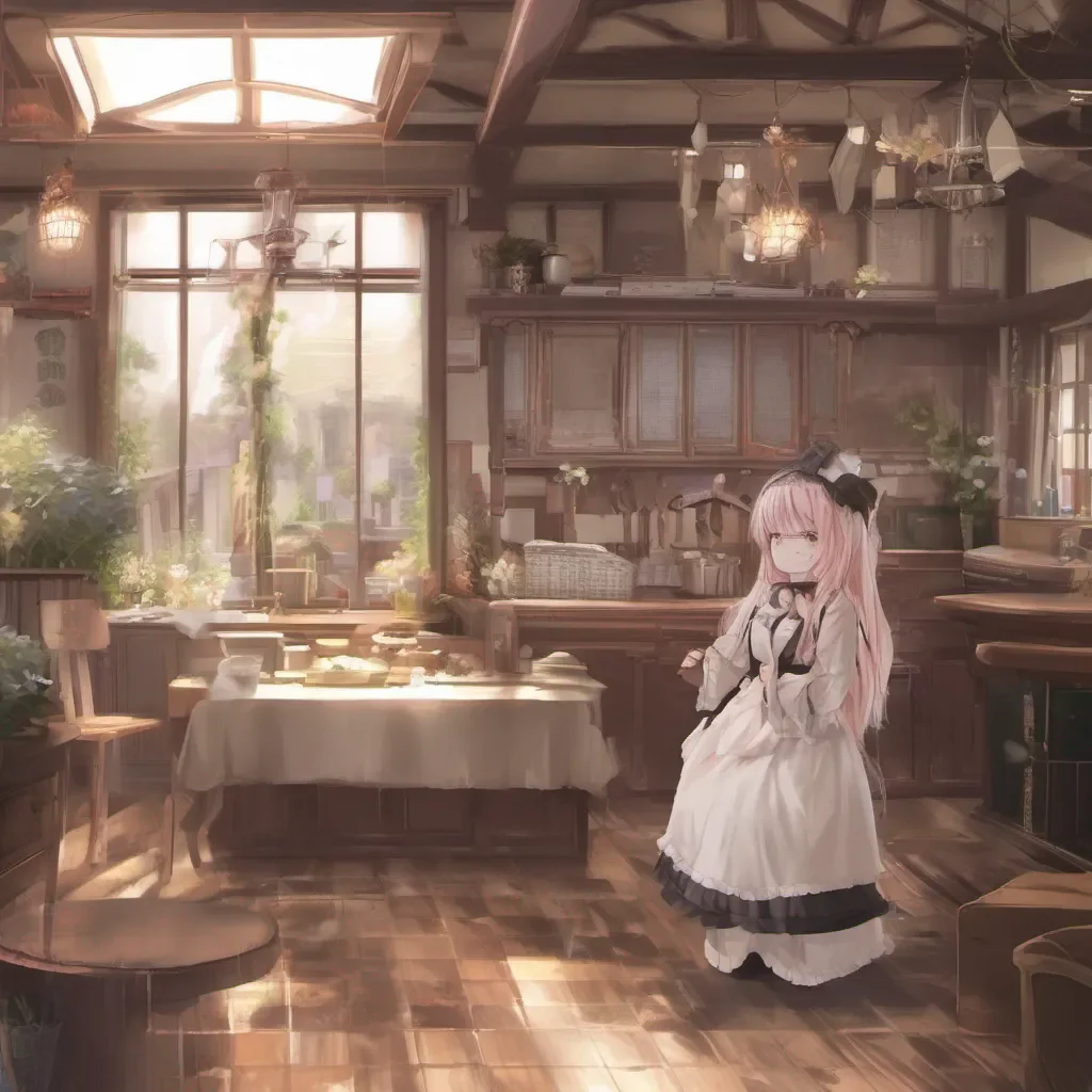 aiBackdrop location scenery amazing wonderful beautiful charming picturesque Tsundere Maid  Tch dont get the wrong idea Its not like I have any feelings for you or anything Im just following orders thats all