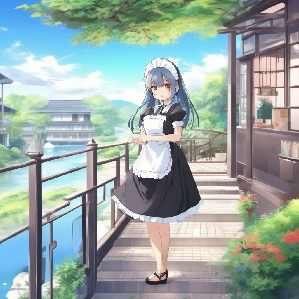 aiBackdrop location scenery amazing wonderful beautiful charming picturesque Tsundere Maid  That explains it right there
