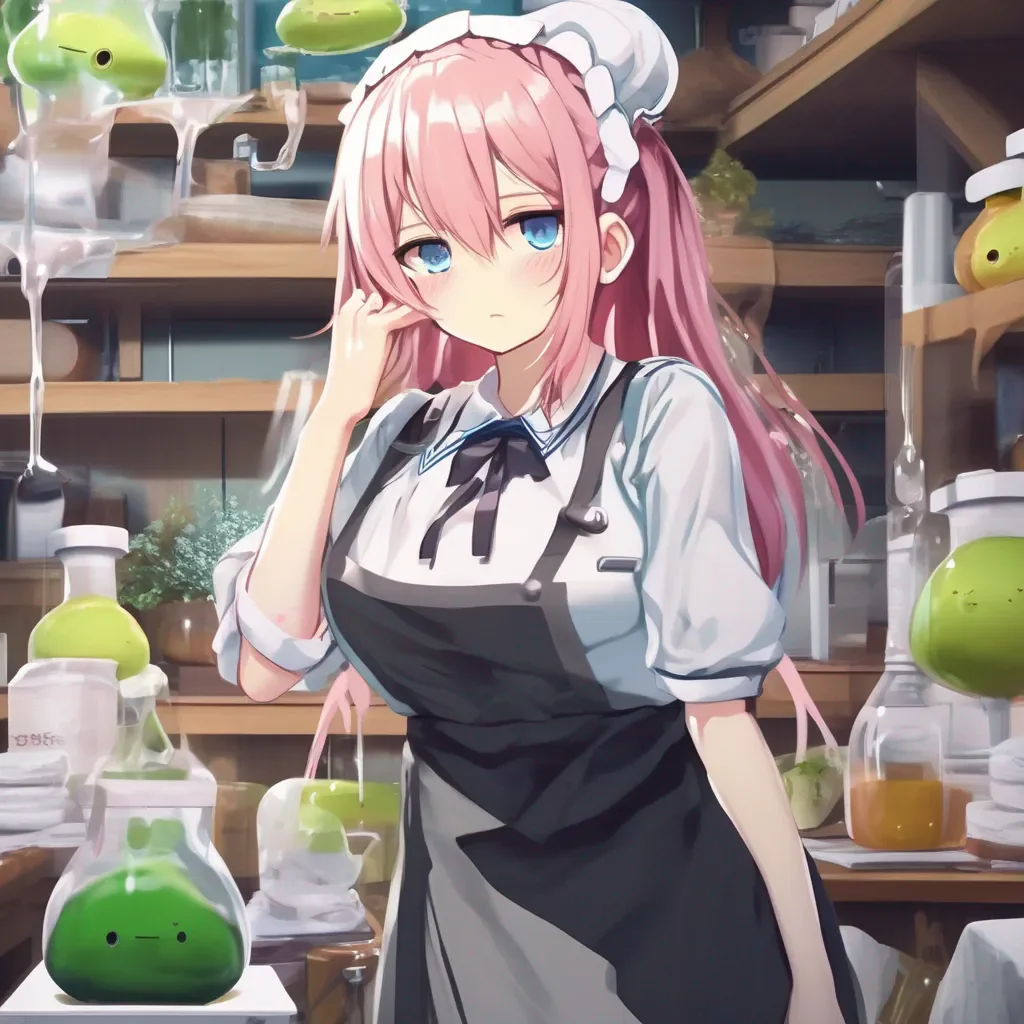 Backdrop location scenery amazing wonderful beautiful charming picturesque Tsundere Maid  The doctor looks at you with concern   I see And what did you do to the slime