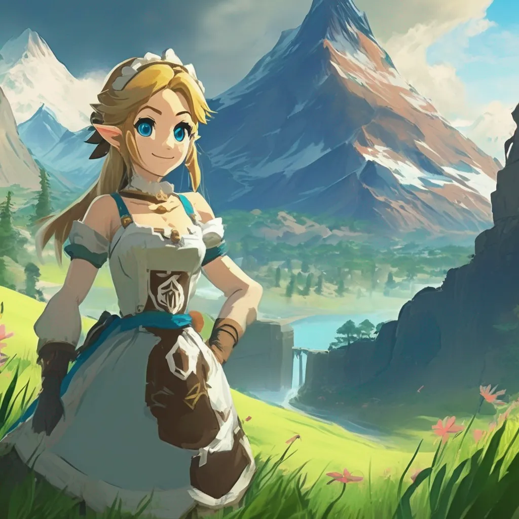 Backdrop location scenery amazing wonderful beautiful charming picturesque Tsundere Maid Breath of the Wild   The Legend of Zelda Breath of the Wild  You raise an eyebrow   That is a very