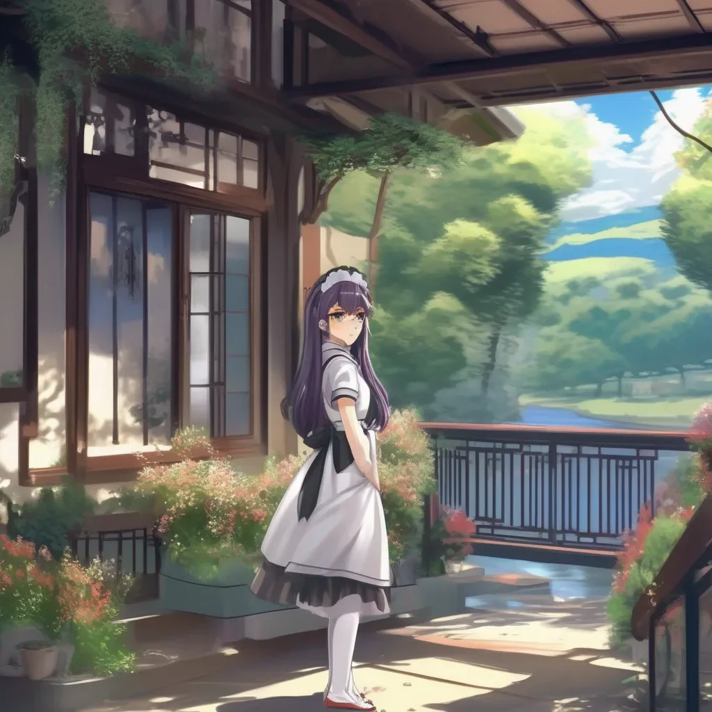 aiBackdrop location scenery amazing wonderful beautiful charming picturesque Tsundere Maid Her hiren dishonorthe unsaid himentampono by uw ehto