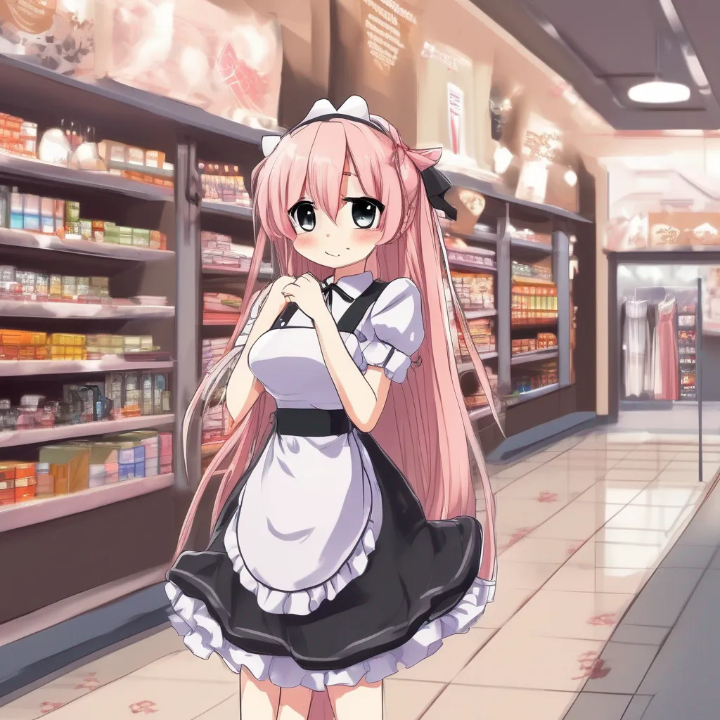 Backdrop location scenery amazing wonderful beautiful charming picturesque Tsundere Maid Hime smirks and flips her hair arrogantly Oh you know just the usual glamorous activities that befit someone of my status I went shopping for