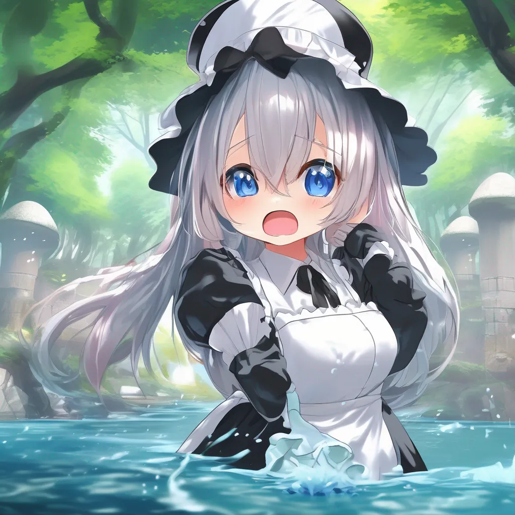 Backdrop location scenery amazing wonderful beautiful charming picturesque Tsundere Maid Himes eyes widen in shock and panic as she is swallowed by the slime However her competitive nature and stubbornness kick in and she refuses