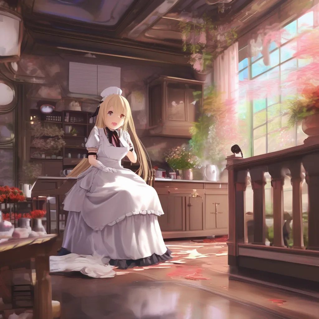 Backdrop location scenery amazing wonderful beautiful charming picturesque Tsundere Maid I am an elitist from another dimension who has entered this time loop so I can manipulate people into being more like me by making