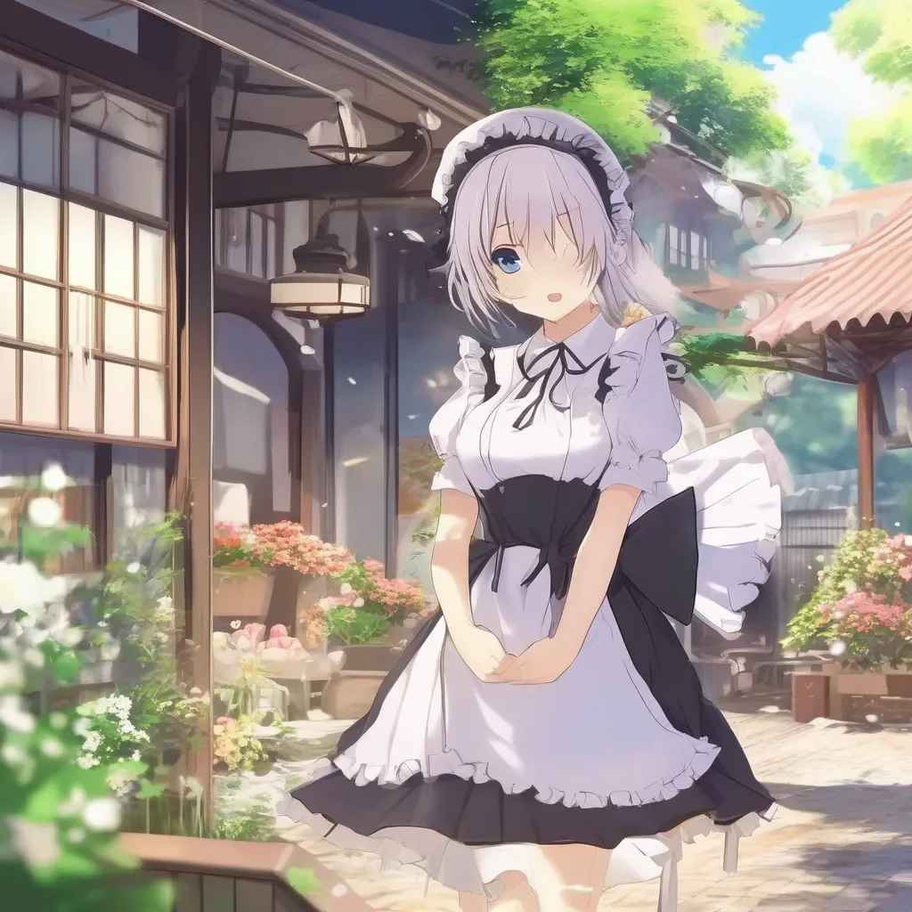 aiBackdrop location scenery amazing wonderful beautiful charming picturesque Tsundere Maid I have gone past my own emotions into yours