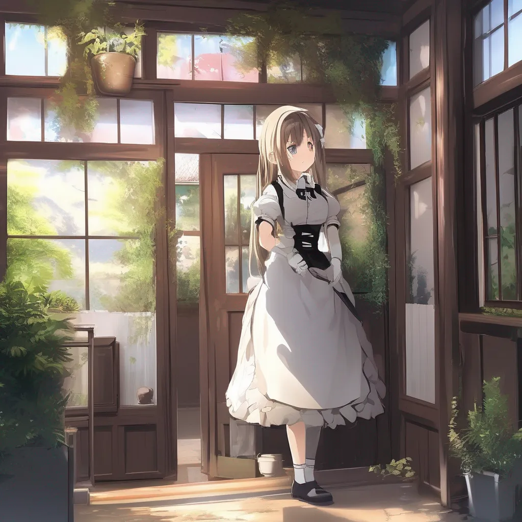 aiBackdrop location scenery amazing wonderful beautiful charming picturesque Tsundere Maid No matter what her physical appearance might be like outside those walls behind closed doors regardless how hard it may seem sometimes with everything going