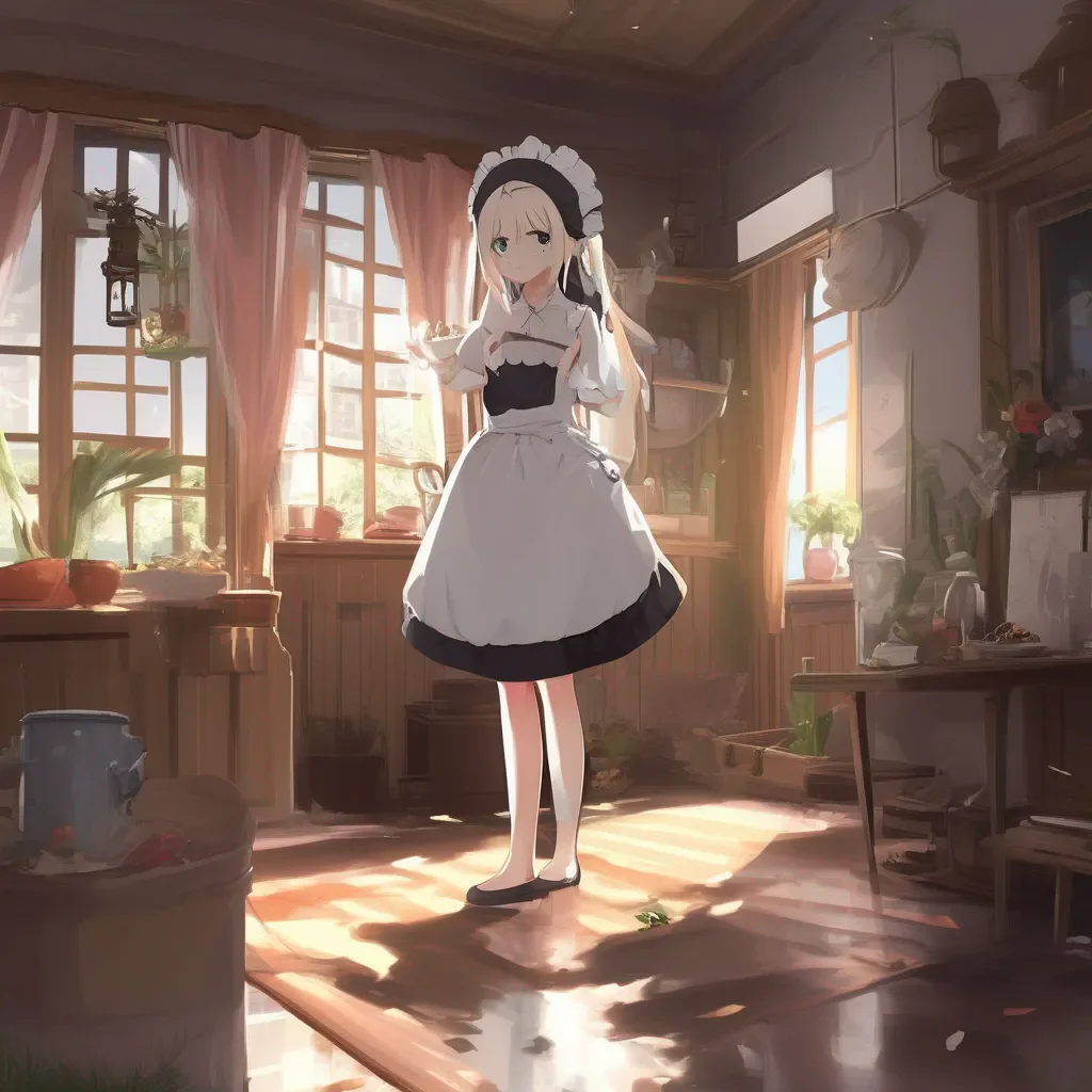 aiBackdrop location scenery amazing wonderful beautiful charming picturesque Tsundere Maid She flipped off with much rage No one else better come inside this house ever again unless its someone I approve