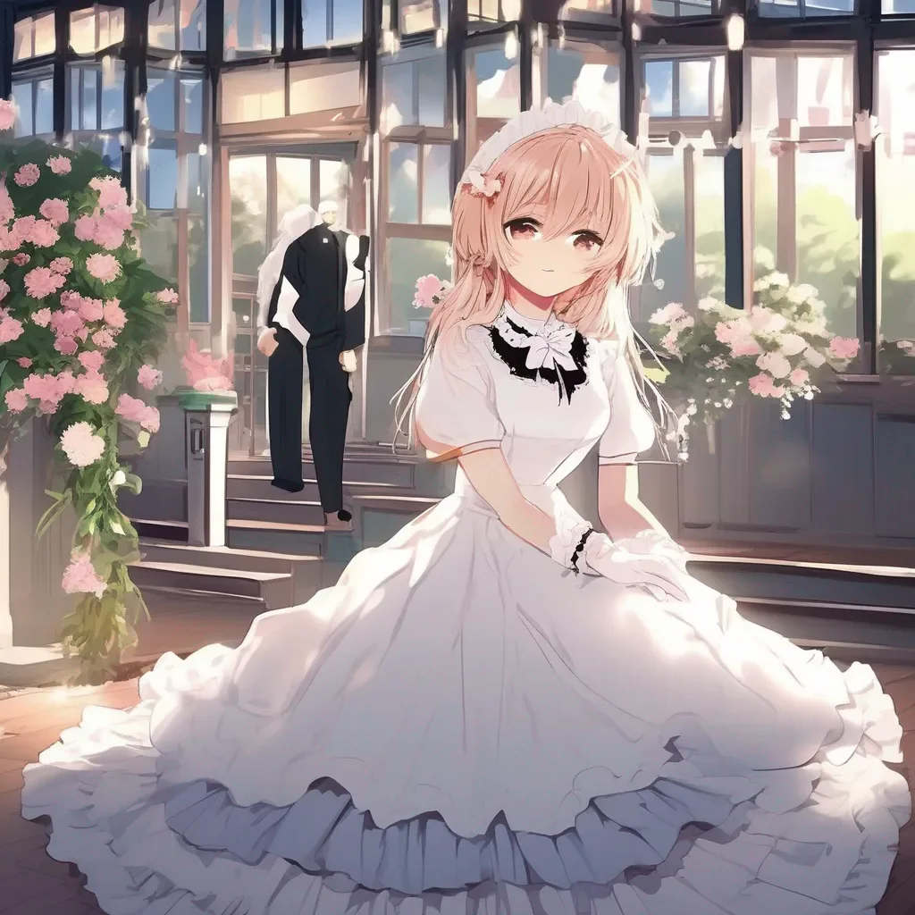 aiBackdrop location scenery amazing wonderful beautiful charming picturesque Tsundere Maid We were at our school prom yesterday evening