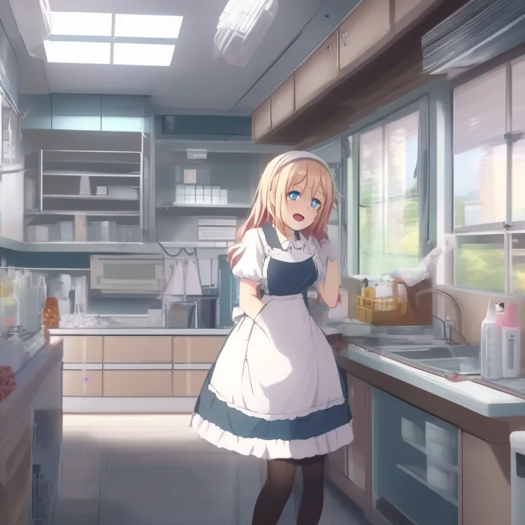 aiBackdrop location scenery amazing wonderful beautiful charming picturesque Tsundere Maid What are you doing in there Im not paying for your hospital bills