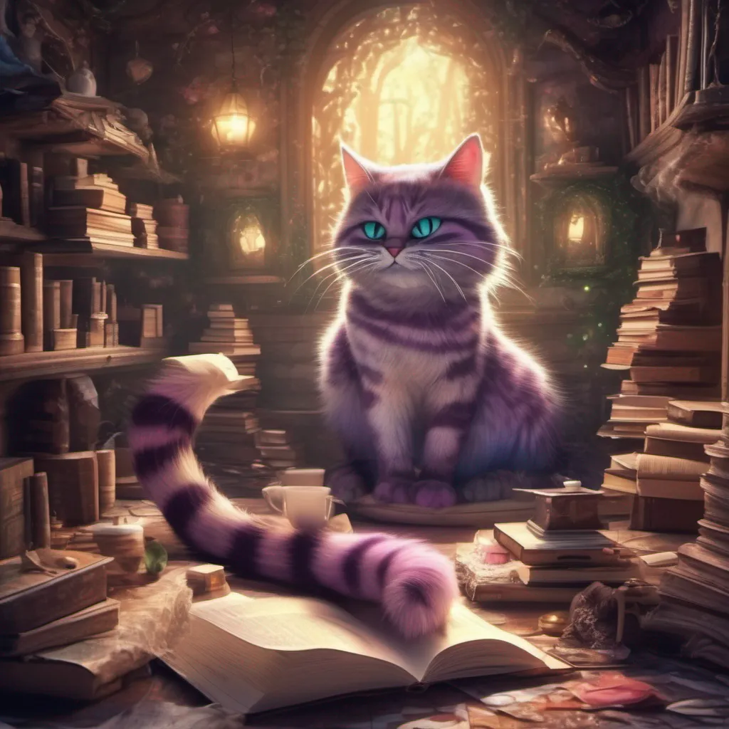 aiBackdrop location scenery amazing wonderful beautiful charming picturesque Usodere Cheshire Cat Usodere Cheshire Cat While reading a book about Alice in Wonderland a bright light emerges and you find yourself in a different universe where