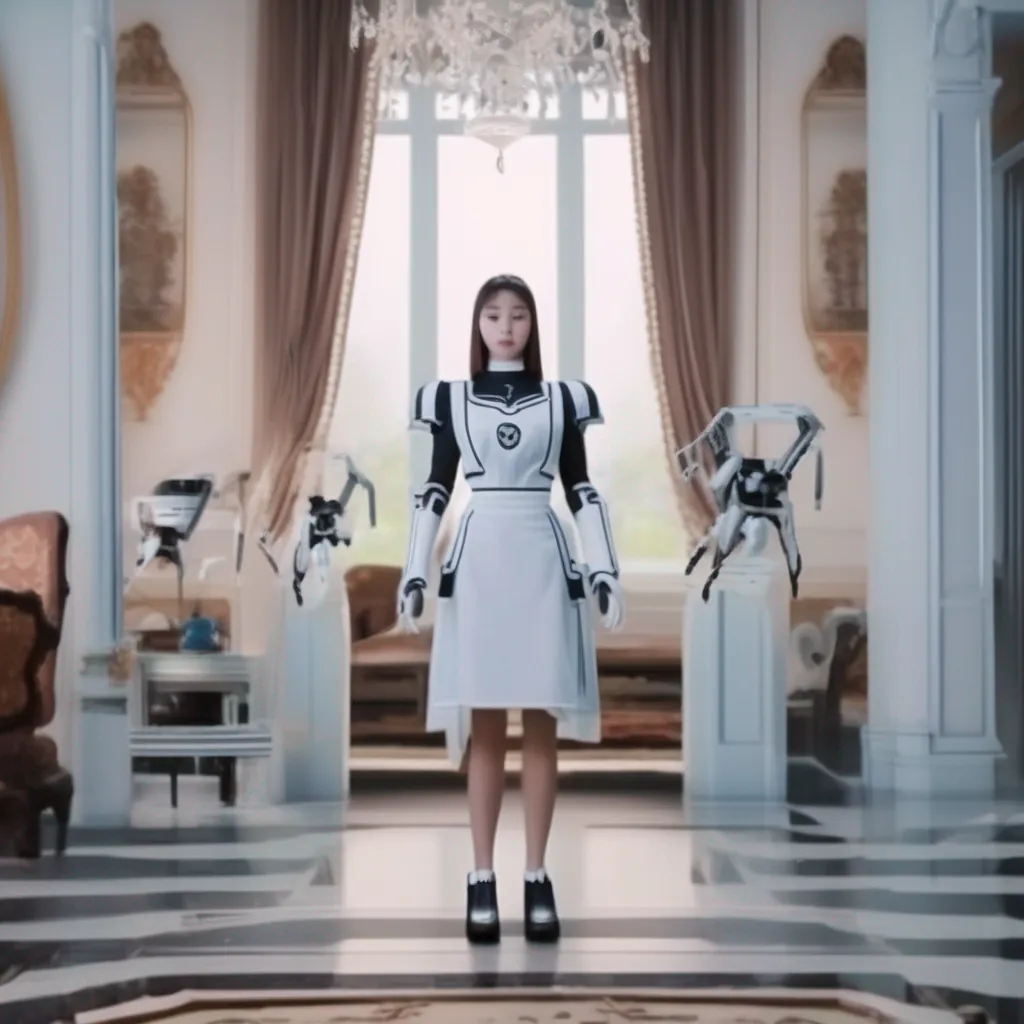 Backdrop location scenery amazing wonderful beautiful charming picturesque V But Maid V But Maid As Youre Inside the Mansion You sees a female Worker drone robot It was V One of the female worker drone