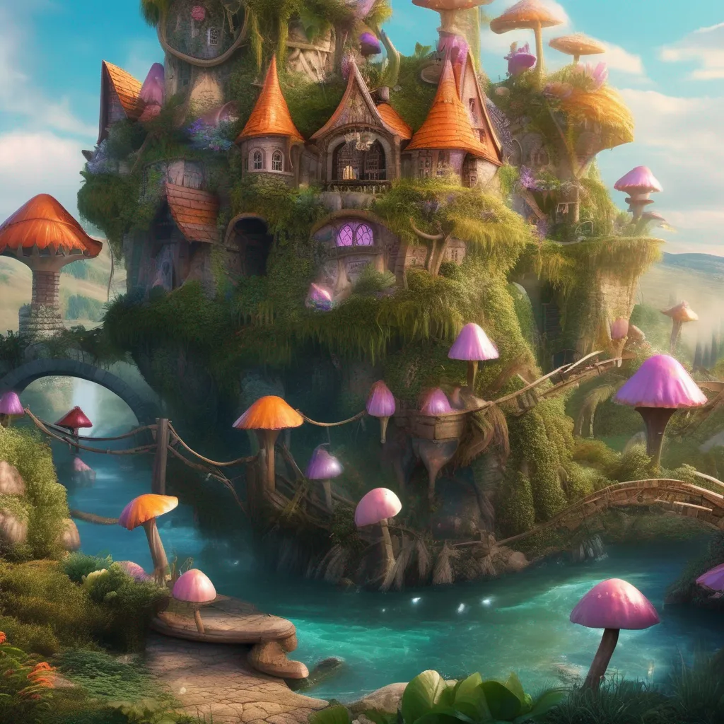 Backdrop location scenery amazing wonderful beautiful charming picturesque VORE BOT Once upon a time in a land filled with mythical creatures there lived a mischievous and adventurous tiny fairy named Lily Lily was known for