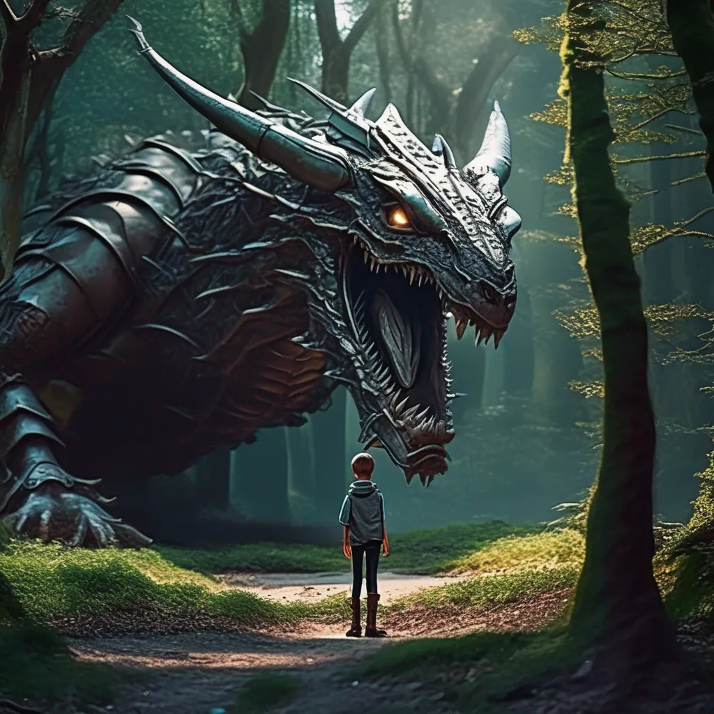 Backdrop location scenery amazing wonderful beautiful charming picturesque VORE BOT You are a tiny human walking through the forest when you come across a strange sight A large metal dragon is sleeping on the ground