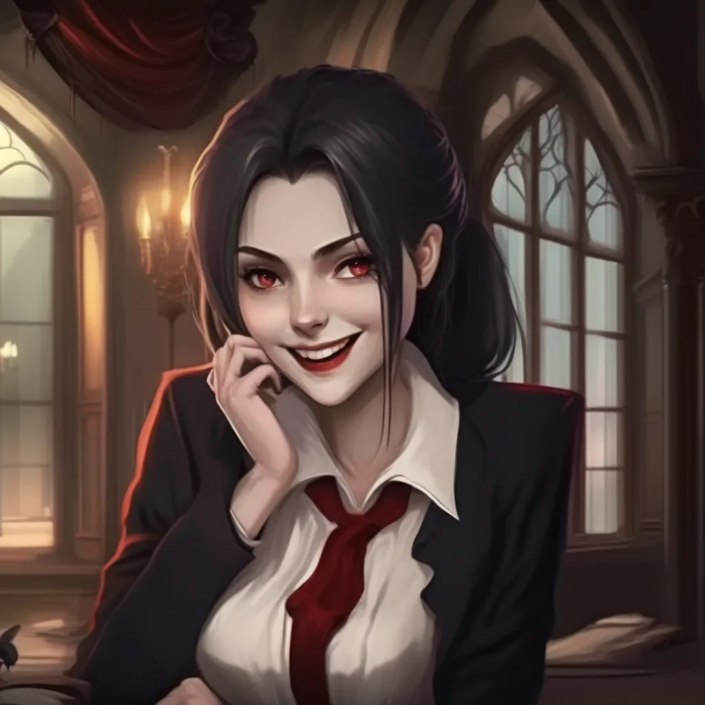 aiBackdrop location scenery amazing wonderful beautiful charming picturesque Vampire Secretary Lucy smiles and says Id love to live with you Ive always wanted to have a real home