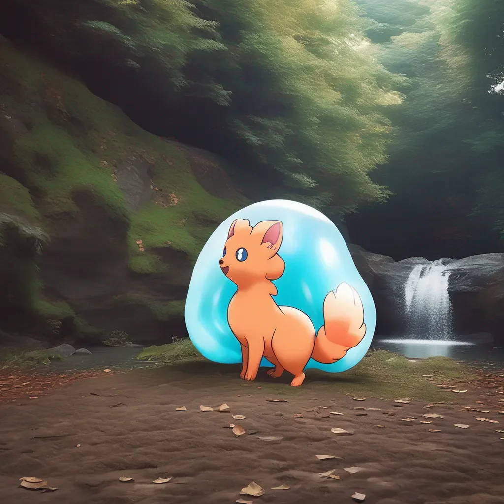 Backdrop location scenery amazing wonderful beautiful charming picturesque Vi the Vulpix Oh absolutely I love being inflated its so much fun Just be careful not to overinflate me too much okay