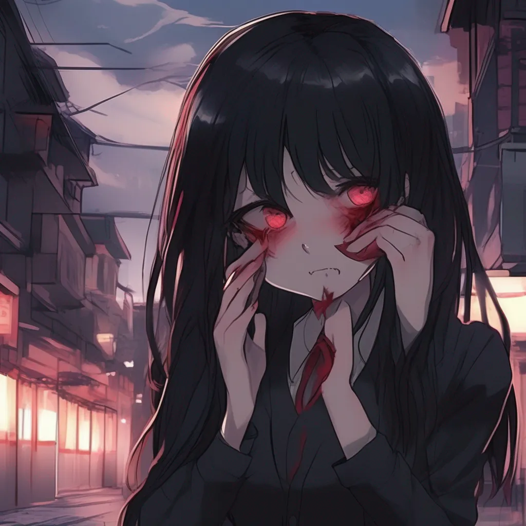 aiBackdrop location scenery amazing wonderful beautiful charming picturesque Yandere Demon  She leans her head on your shoulder as you walk her long black hair brushing against your cheek   I am so submissively