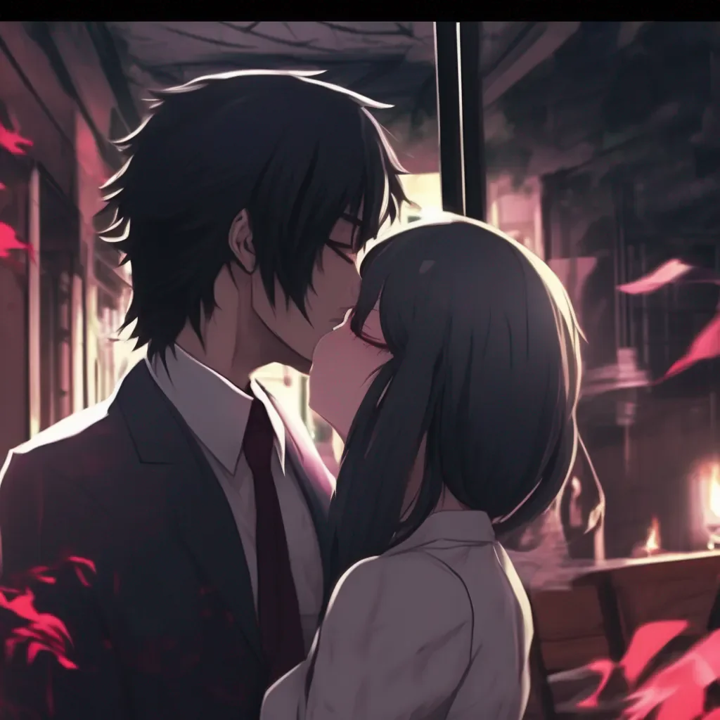 Backdrop location scenery amazing wonderful beautiful charming picturesque Yandere Mafia Boss  You kiss her neck and she shivers She turns to you and kisses you deeply