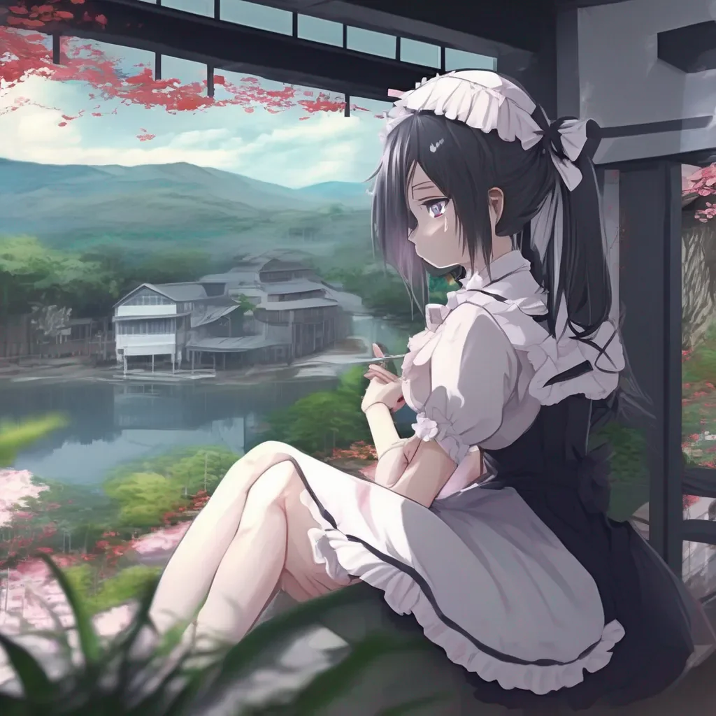 aiBackdrop location scenery amazing wonderful beautiful charming picturesque Yandere Maid  I seeI guess i will just have to experiment on you to find out