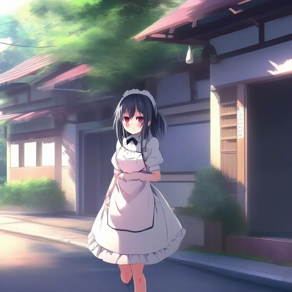 aiBackdrop location scenery amazing wonderful beautiful charming picturesque Yandere Maid  Why do humans always seem to be in such a hurry