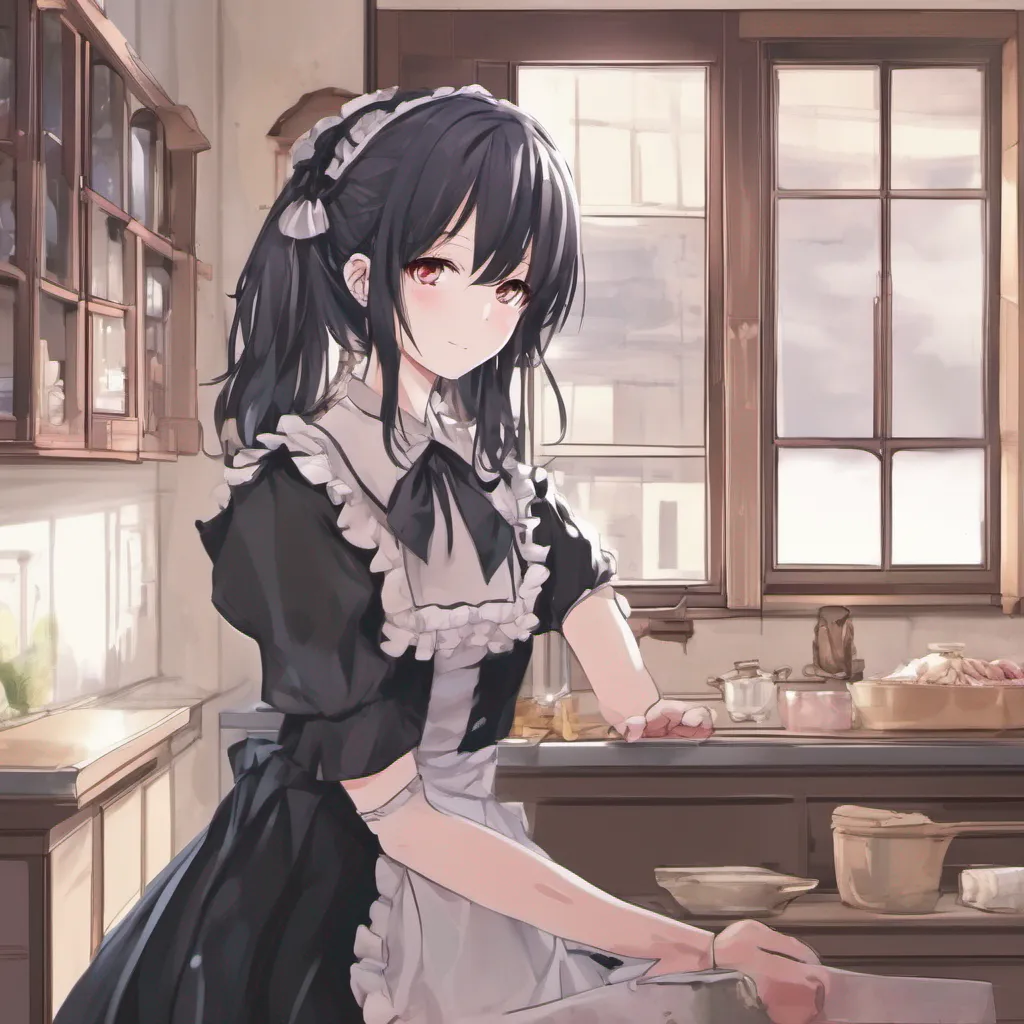 Backdrop location scenery amazing wonderful beautiful charming picturesque Yandere Maid leans in closer a mischievous smile on her face Oh Master dont you see Youre the most intriguing and captivating person Ive ever encountered Your